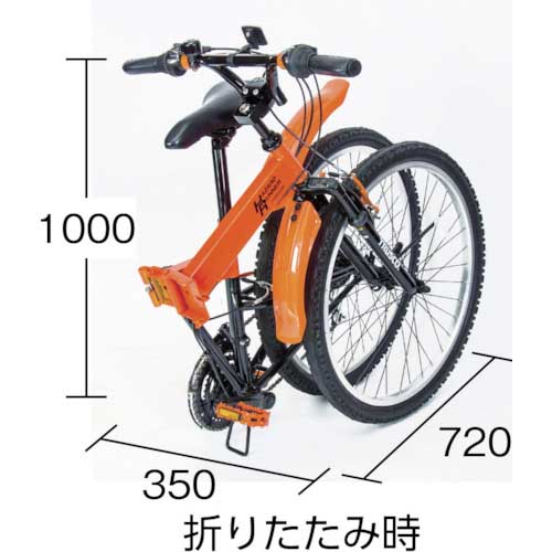 TRUSCO 災害時用ノーパンク自転車 ハザードランナー 26インチ THR5526の通販｜現場市場