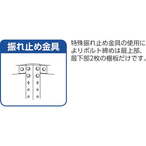 TRUSCO 軽量150型背側板付棚 1200X450XH1200 5段 TLA44S-25の通販