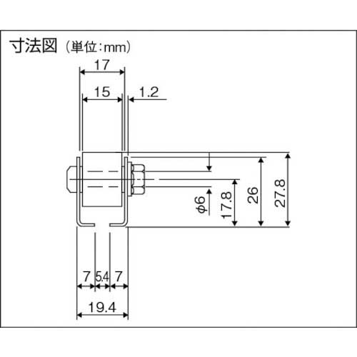 TRUSCO ホイールコンベヤ プレス製Φ20X15 P25XL1000 V2015P251000 [r20