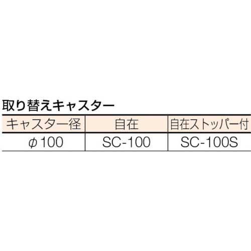 キャニオン W1型サイドテーブルワゴン W1A-S6109の通販｜現場市場