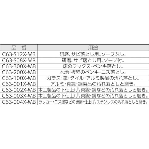 コンドル 金属たわし スリーエース S-8(ソープ付・No.0) 1袋8個入 C63-S08X-MBの通販｜現場市場