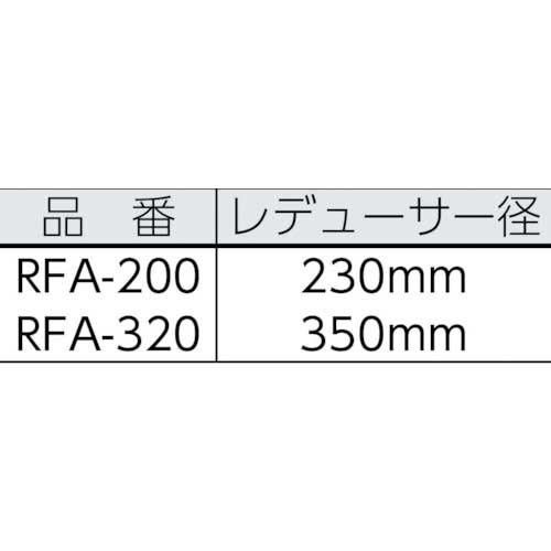 TRUSCO フレキシブルダクト 帯電防止タイプ アース付 Φ320X長さ5m RFA