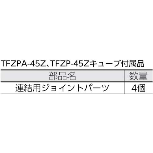 TRUSCO 全閉式アルミハネ工場扇 ゼフィール キューブタイプ TFZPA-45Z