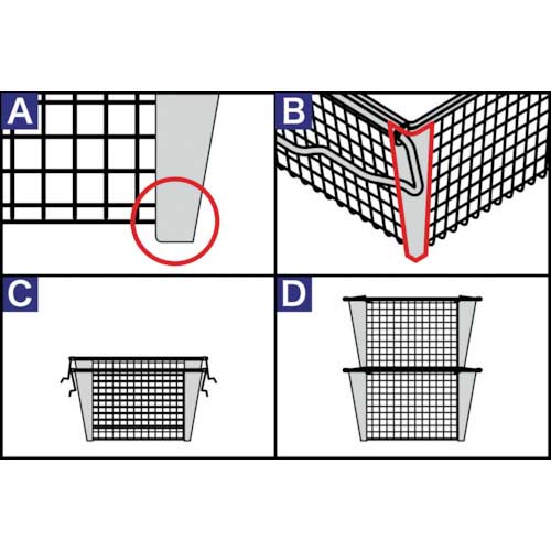IKD ワイヤーバスケット A02200005970の通販｜現場市場