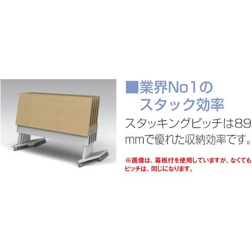 アイリスチトセ スタンダードスタックタイプ Z脚 1500×450 天板カラー