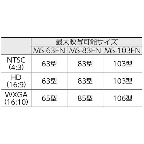 OS 103型 フロアスタンドスクリーン MS-103FNの通販｜現場市場