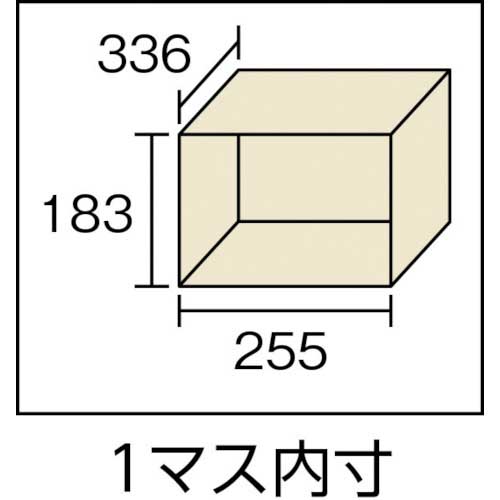 TRUSCO シューズケース 12人用 900X380XH880 透明 SC-12PCの通販｜現場市場