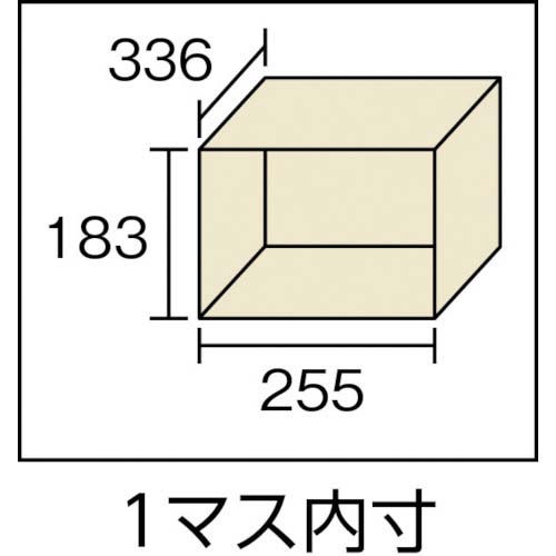 TRUSCO シューズケース 12人用 900X380XH880 鍵付 SC-12P-Lの通販