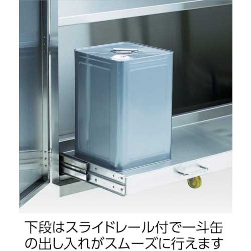 TRUSCO SUS304 一斗缶保管庫 6缶用 SU1KL-6の通販｜現場市場