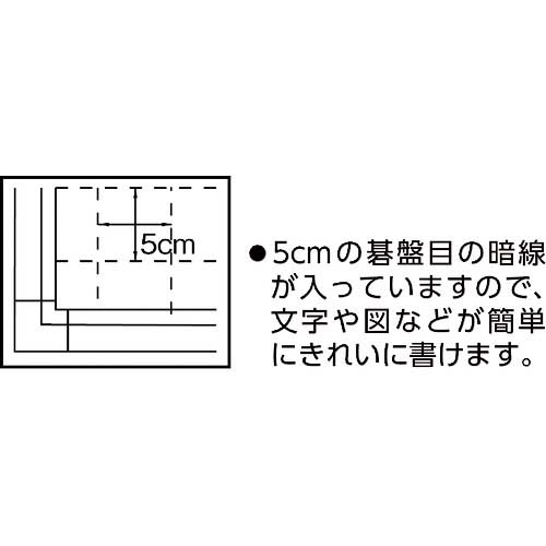 TRUSCO スチール製ホワイトボード 白暗線 900X1800 WGH-102SA-BLの通販