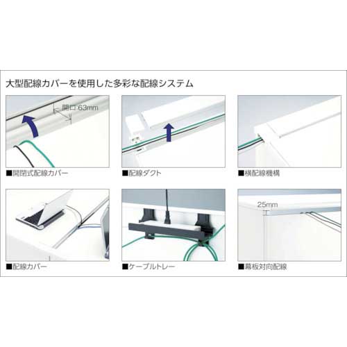 ナイキ 平デスク 間口1200×高さ720mm ホワイト XEHH127F-WHの通販