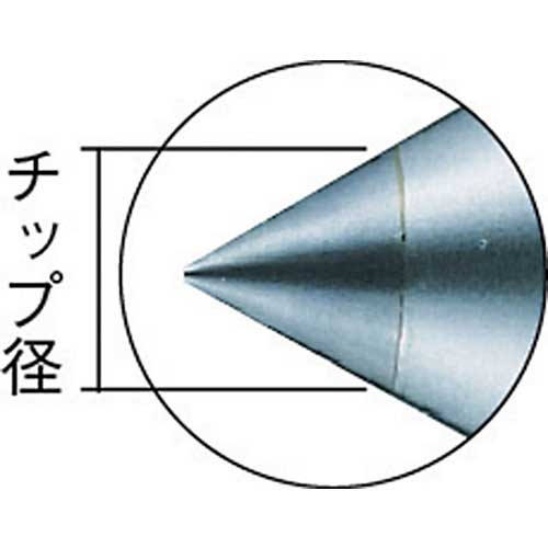 TRUSCO レースセンター超硬付チップ径φ8全長100MT-2 TRSP-2の通販