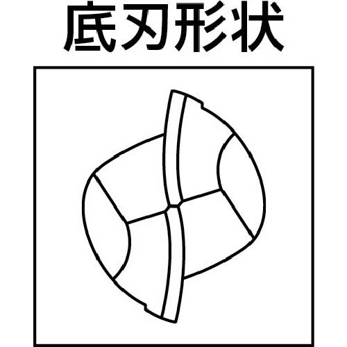 三菱K 2枚刃インパクトミラクルロングネック 超硬ボールエンドミル0.6