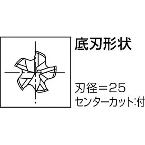 OSG VコートXPMラフィング深彫り用 ショート ファインピッチ 5刃 刃径