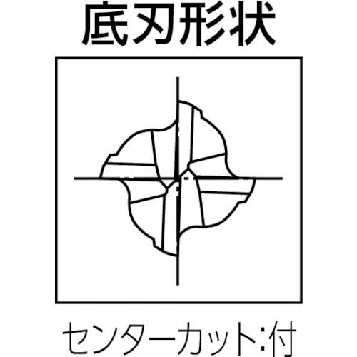 OSG 超硬スクエアエンドミル WXコート4刃ショート 刃径12mm 刃長26mm