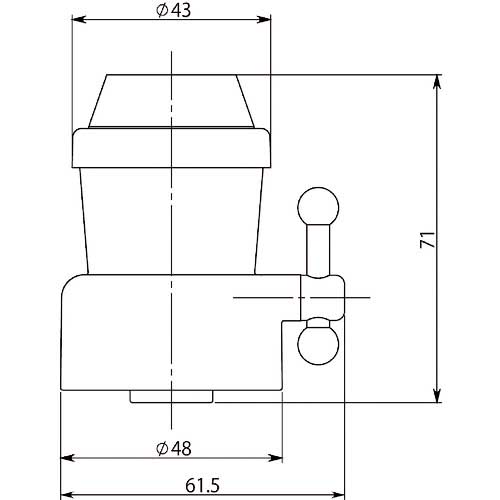 廃番】クリタック アクアタップ備長炭シャワー CQBIS2080の通販｜現場市場