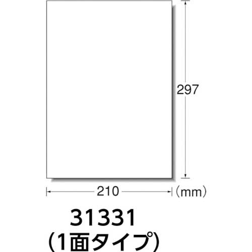 3M エーワン[[TM上]] ラベルシール(プリンタ兼用)再生紙 12面 四辺余白