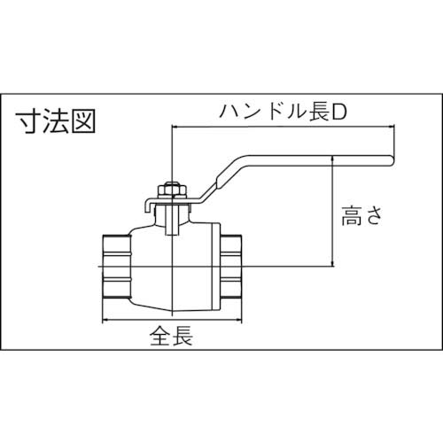 ハマイ 黄銅製禁油処理ボールバルブ(フルボア) HBS-47-10RCの通販