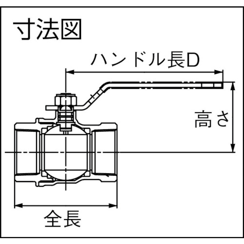 キッツ MZE型ボールバルブ11/4 MZE-32A