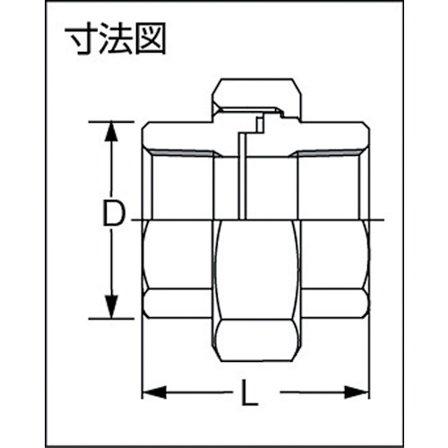 キッツ ステンレス製ユニオン呼び径25A (1インチ) PU-25Aの通販｜現場市場