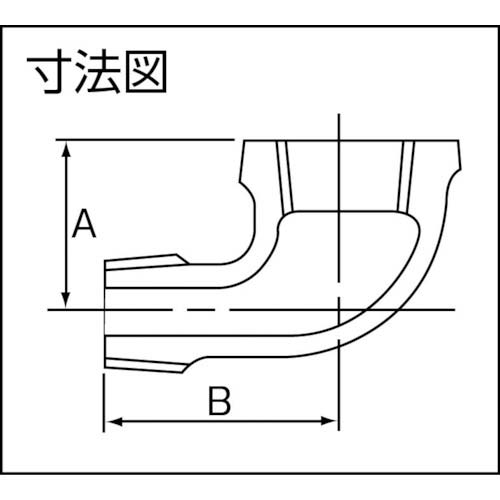 桑名金属工業 メスオスエルボバンド付 呼び径(A)40 呼び径(B)1 1/2 SL-40A
