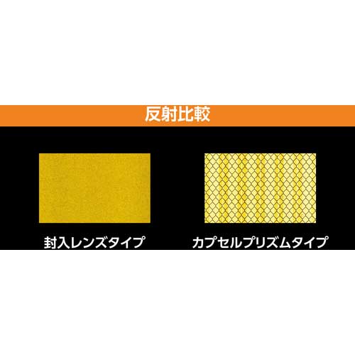 日本緑十字社 高さ制限バー 黄/黒 54mmΦ×3m TSB-4 高輝度反射タイプ