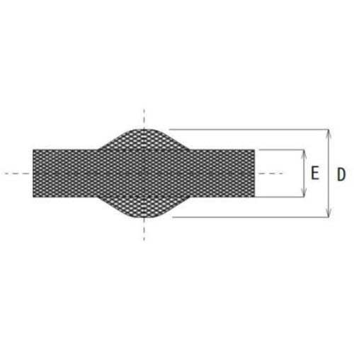 TRUSCO スタンダード網チューブ 折径幅60mm 長さ10m 1巻 BTS45-10の