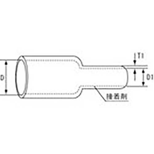 TRUSCO サンイチチューブ1m 収縮前内径24mm 5本入り ST3-24080の通販