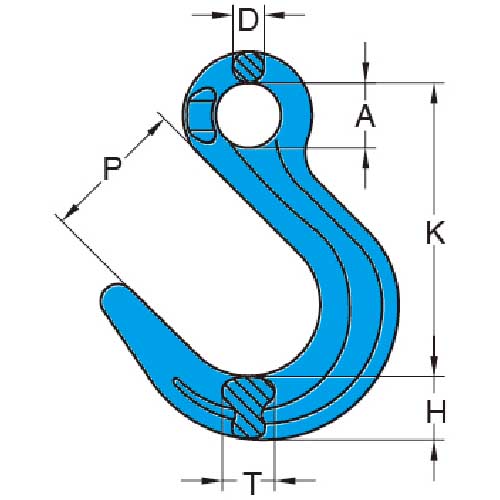 ＹＯＫＥ Ｇ－１００ ファンドリーフック（アイタイプ） １０Ｔ-