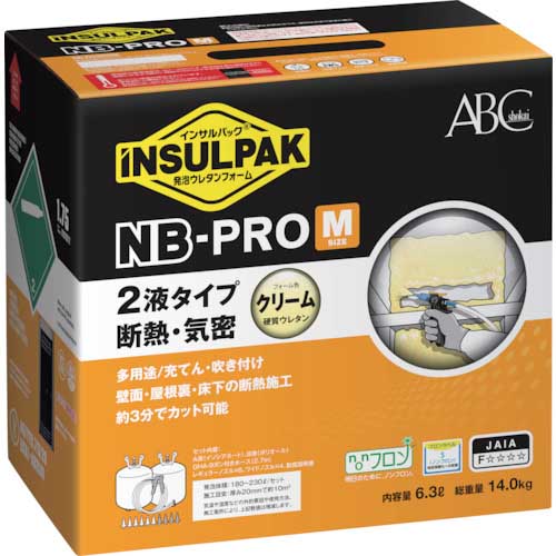 ABC 簡易型発泡ウレタンフォーム 2液タイプ インサルパックNB-PRO/M