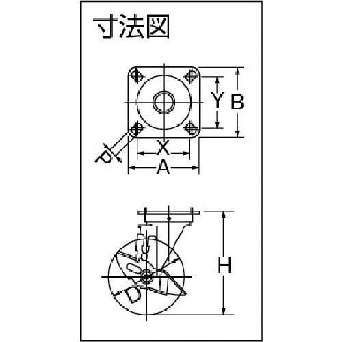 ハンマー 特殊鋼板製 自在 SP付 ゴムB車150mm 413YS-FR150の通販｜現場市場