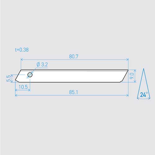 貝印カミソリ 機械刃 P81-3C 24°(200枚セット) 750BH2038の通販｜現場市場