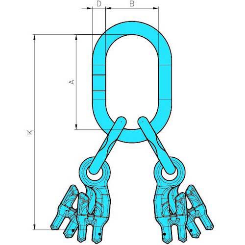 YOKE G-100 チェーン長調節サブリンク付きマスターリンクGrabEX(4本