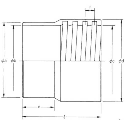 ナガセルータック TACダクトカフス径65 92104-065