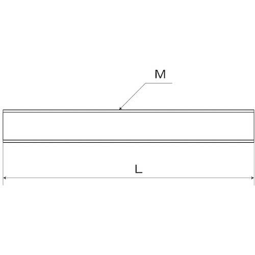 【廃番】SUNCO ユニクロ 鉄寸切(荒先 12X200 (1本入) C1-00-0500-0120-2000-01