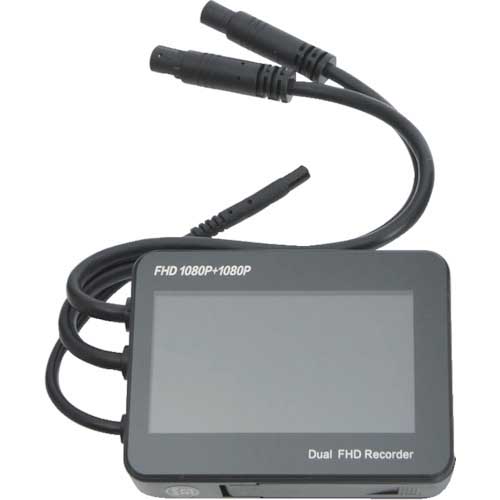 サンコー 48V対応フォークリフト建機用前後ドライブレコーダー DVRFCONS48