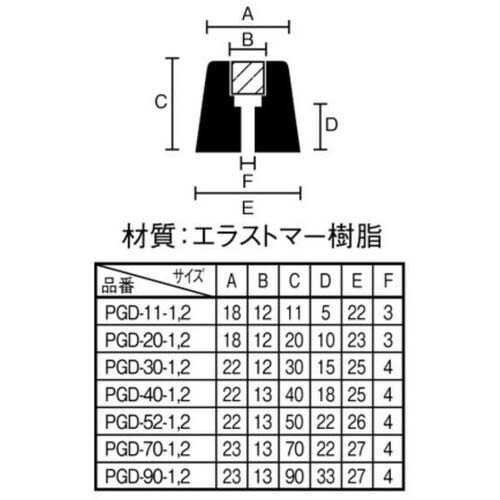 ゴムクッション オファー 戸当たり