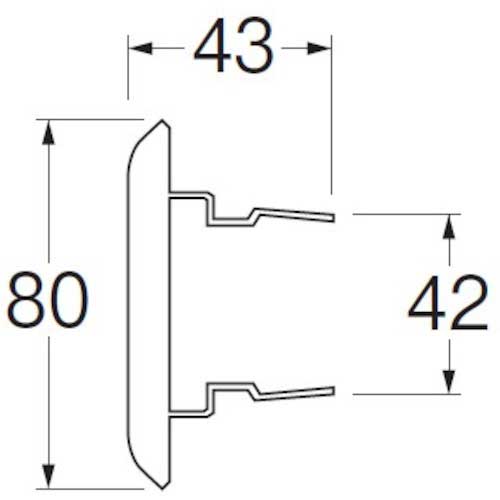 SANEI バスワンタッチカバー PT460-74