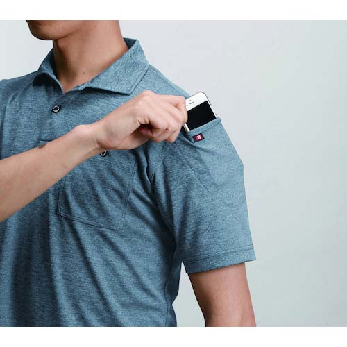 BURTLE 半袖ポロシャツ667-3-Mネイビー 667-3-M