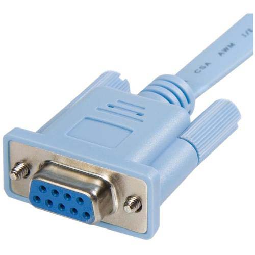 StarTech Ciscoルータ用コンソールケーブル/RJ45 - D-Sub9ピン (F-M)/1.8m DB9CONCABL6