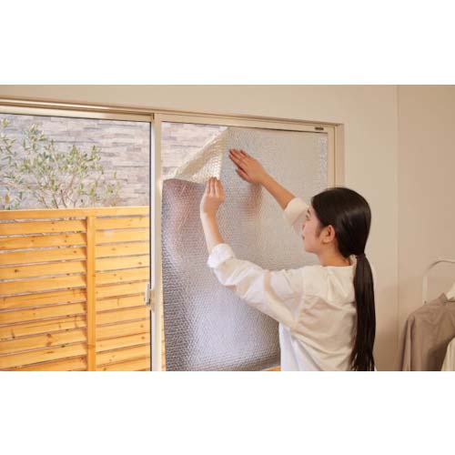 ニトムズ 夏冬兼用断熱シート アルミ 幅900mm×長さ1.8m HH0006