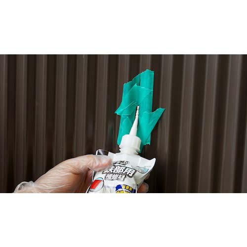 アサヒペン ワンタッチ 鉄部用補修材 200ML W105ホワイト 313201