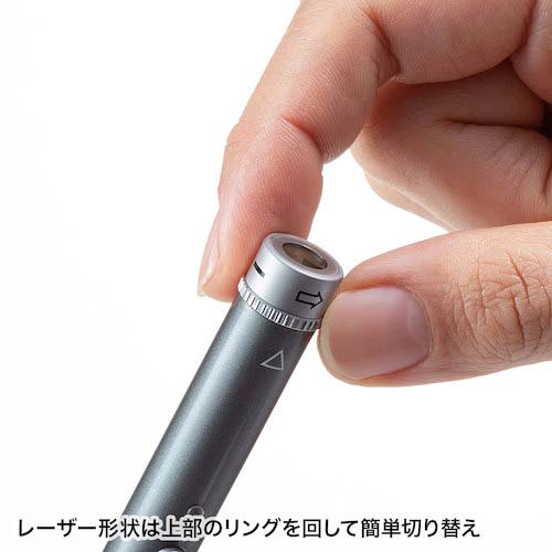 SANWA 照射形状可変グリーンレーザーポインター LP-GL1018GY