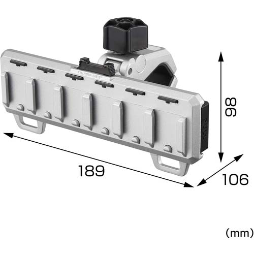 タジマ セフホルダー丸型建材用 クランプ式 金属 6連 SFR-MCHLD6