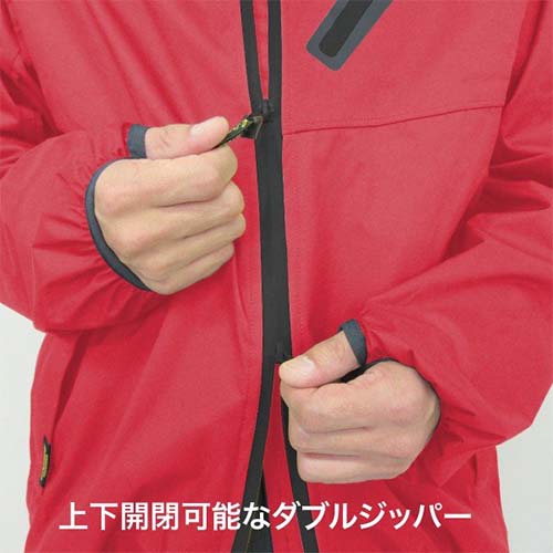 弘進ゴム レインスーツ 上下セット レボルブ レッド M 上下セット RV-820