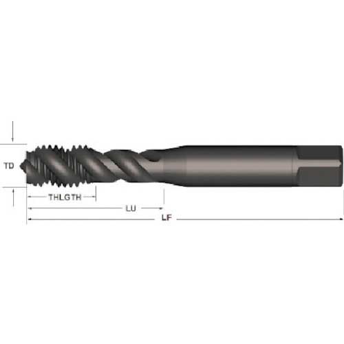 サンドビック スパイラルタップ コロタップ(780) 呼び寸法M6 ピッチ1mm ねじ長さ10mm 全長62mm EX0CPJ1-M6