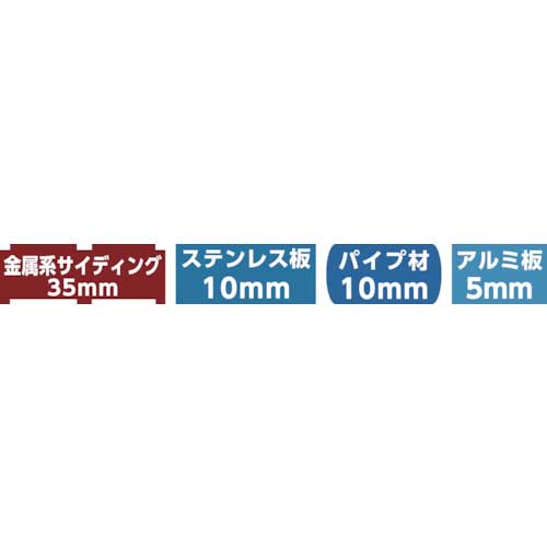 ユニカ 超硬ホールソー メタコアトリプル(ツバ無し) 60mm MCTR-60TNの