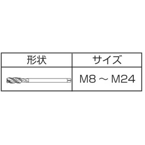 ヤマワ SUSスパイラルタップ並目 M22.0 SU-SP-M22X2.5の通販｜現場市場