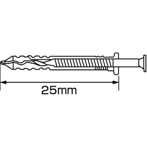 エビ まとめ買い ネイルプラグ(1000本入) 5X25mm NP525Tの通販｜現場市場