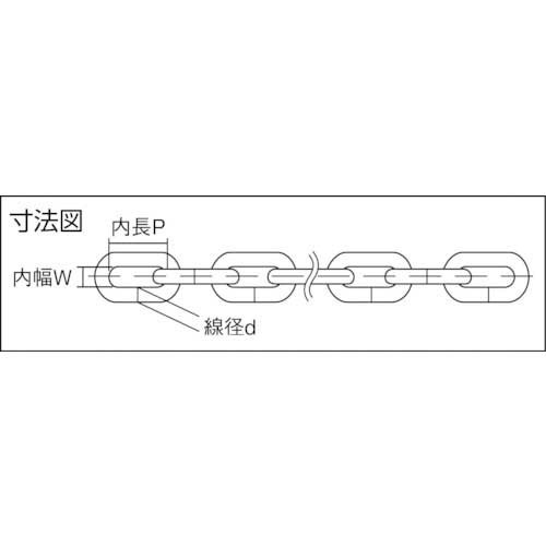 ニッサチェイン ステンレスリンクCタイプ 2.0mm×30m SL20Sの通販｜現場市場